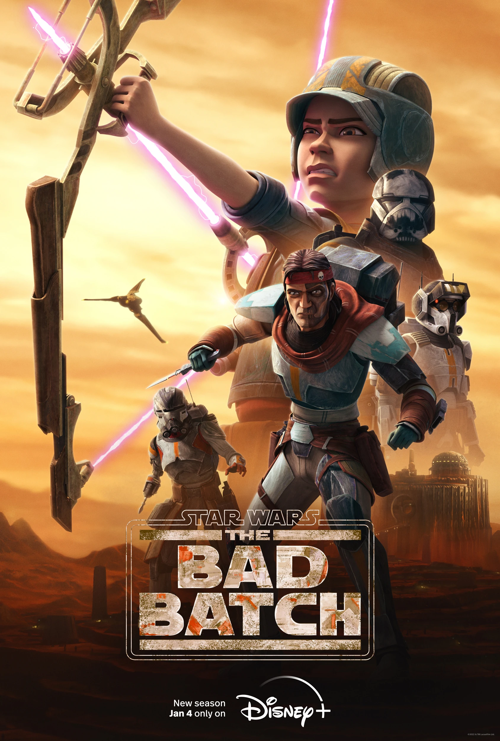 A poster of Star Wars: The Bad Batch season 2